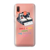 Smile: Samsung Galaxy A20e Transparant Hoesje