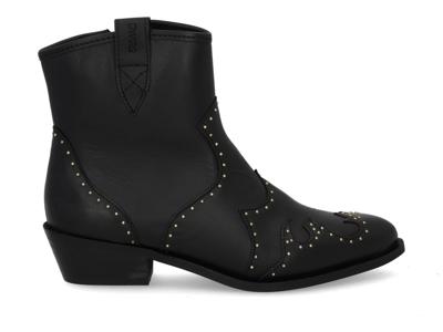 DWRS label Lyon Studs 2202 black Zwart maat 37