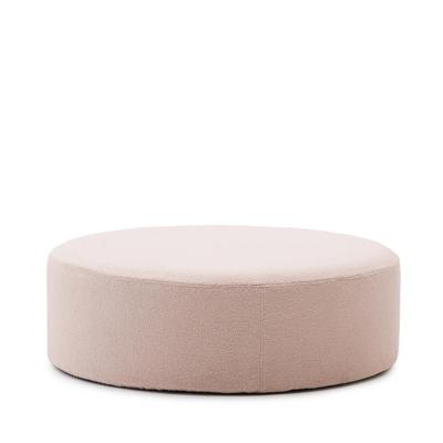 Kave Home Poef 'Kaeli' Bouclé, 120cm, kleur Roze