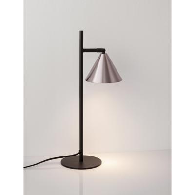 Lyora TafellampConico zwart met koffiebruin - 9011435