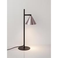Lyora TafellampConico zwart met koffiebruin - 9011435