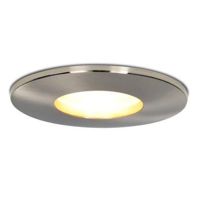 Vegas - LED Inbouwspots - 4 Watt 345 lumen - 2700K Warm wit - GU10 - Dimbaar - Rond - IP44 voor badkamer, buiten en binnen - RVS