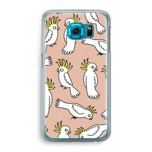 Papegaai: Samsung Galaxy S6 Transparant Hoesje