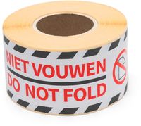 Rillprint etiketten Niet vouwen, ft 46 x 125 mm, rol van 250 stuks - thumbnail