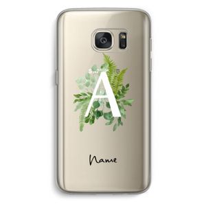 Green Brush: Samsung Galaxy S7 Transparant Hoesje