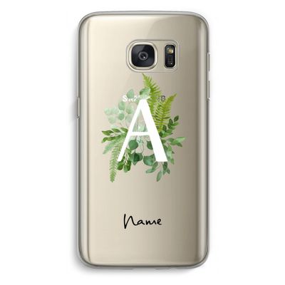 Green Brush: Samsung Galaxy S7 Transparant Hoesje