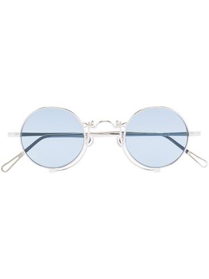 Matsuda lunettes de soleil à monture ronde - Bleu