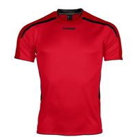 Hummel 110005K Preston Shirt Korte Mouw Kids - Red-Black - 140