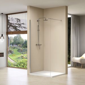 Inloopdouche Van Rijn ST01 90x200 cm Helder Glas 8 mm Met Stabilisatiestang RVS