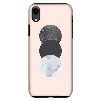 Marmeren cirkels: iPhone XR Tough Case