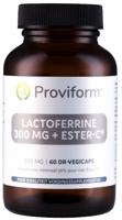 Lactoferrine puur 300mg + ester C 60 Vegetarische capsules
