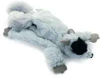 Beeztees kattenspeelgoed catnip platte Tex 2x15x27cm grijs