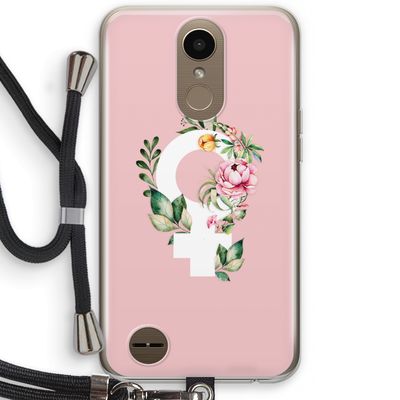 Venus: LG K10 (2017) Transparant Hoesje met koord