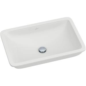 Villeroy & Boch Loop en Friends onderbouwwastafel 61.5x39cm met overloop wit 61632001