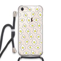 Spiegeleitjes: iPhone 7 Transparant Hoesje met koord