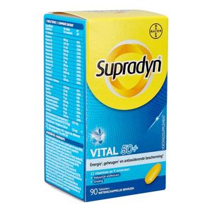 Supradyn Vital 50+ Multivitamine Vitaliteit Met Ginseng 90 Tabletten