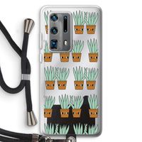 Sansevieria: Huawei P40 Pro Plus Transparant Hoesje met koord