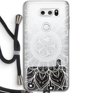 Roses Are Red: LG V30 Transparant Hoesje met koord