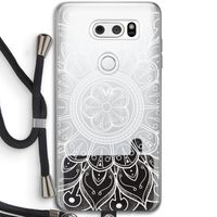 Roses Are Red: LG V30 Transparant Hoesje met koord