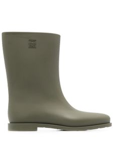 TOTEME bottines Rain à logo en relief - Vert