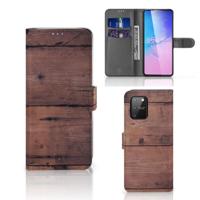 Samsung S10 Lite | Book Style Case | Old Wood