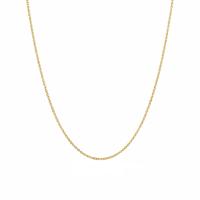 Fijne schakelketting - Stainless steel - Goud - 50 - 52 - 54 cm