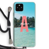 Pacific Dream: Pixel 5a 5G Transparant Hoesje met koord