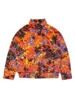 DSQUARED2 KIDS veste bomber en coton à logo imprimé - Orange - thumbnail