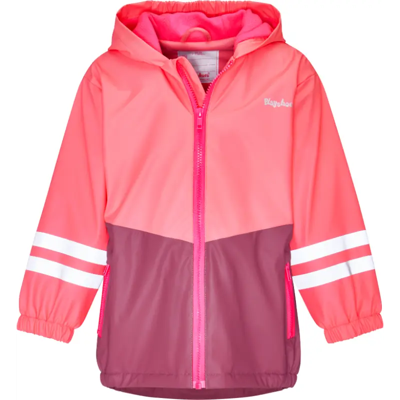 Playshoes regenjas gevoerd purple pink-104
