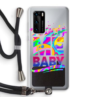 Touch Me: Huawei P40 Transparant Hoesje met koord