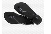 Havaianas Luna Slipper Dames Black 37/38