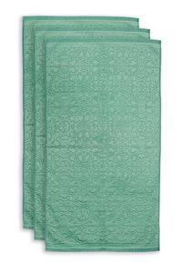 Pip Studio Badhanddoek Set/3 Tile de Pip Groen 55x100 cm