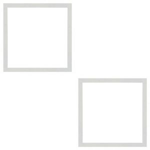 LED Paneel Slim 2 Pack - 30x30 Helder/Koud Wit 6400K - 24W Inbouw Vierkant - Mat Wit - Flikkervrij