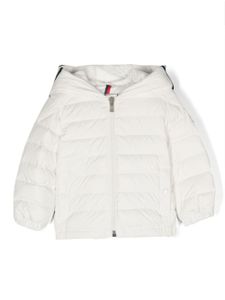 Moncler Enfant doudoune à logo - Blanc