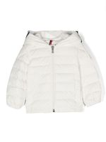 Moncler Enfant doudoune à logo - Blanc - thumbnail