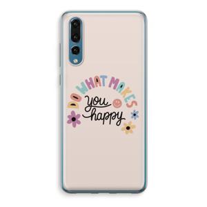 Happy days: Huawei P20 Pro Transparant Hoesje