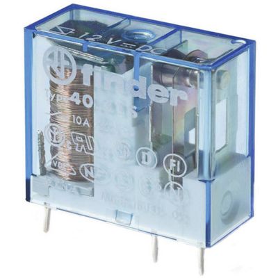 Finder 40.31.7.024.0000 Printrelais 24 V/DC 12 A 1x wisselcontact 1 stuk(s) Tray