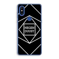Negenduust geometrisch: Xiaomi Mi Mix 3 Transparant Hoesje
