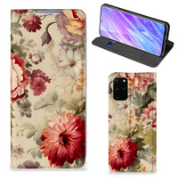 Smart Cover voor Samsung Galaxy S20 Plus Bloemen - thumbnail