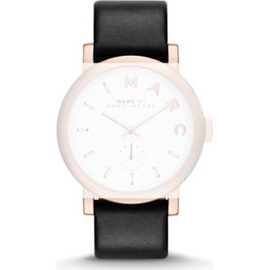 Horlogeband Marc by Marc Jacobs MBM9045 Leder Zwart 20mm