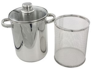 Cooking Pastapan / Aspergepan - RVS - ø 16 cm / 4.0 liter