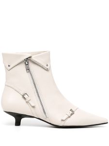 Senso bottines Felix à fermeture zippée - Blanc