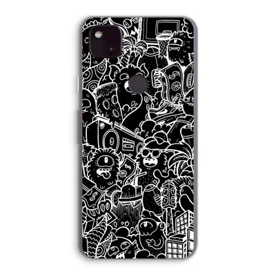 Vexx Black City : Google Pixel 4a 5G Transparant Hoesje