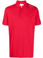 Lacoste polo en coton à patch logo - Rouge