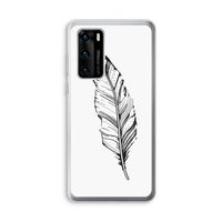 Pluim: Huawei P40 Transparant Hoesje
