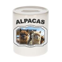 Dieren alpaca spaarpot - alpacas/ alpacas spaarpotten kinderen 9 cm Dieren alpaca spaarpot - alpacas/ alpacas spaarpotten kinderen 9 cm