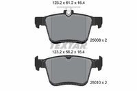 Remblokkenset, schijfrem TEXTAR, u.a. fÃ¼r VW, Seat, Audi, Skoda