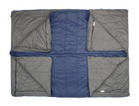 Exped Mega Sleep Duo 25 Mummie Slaapzak Grijs/Blauw L