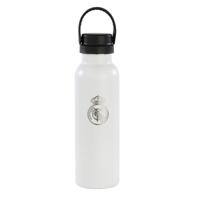 Thermosfles Real Madrid C.F. Wit Grijs Polyester Siliconen Roestvrij staal