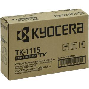 Kyocera Toner TK-1115 Origineel Zwart 1600 bladzijden 1T02M50NLV